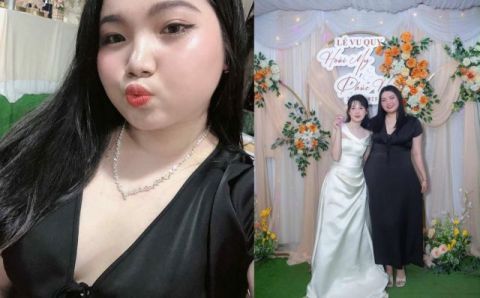 Nàng phù dâu chubby múp míp còn sướng hơn cô dâu