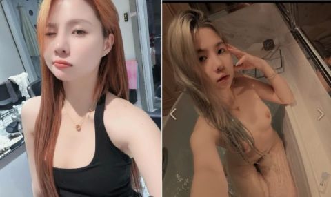 Tường Vy xinh gái với cặp vú tròn căng